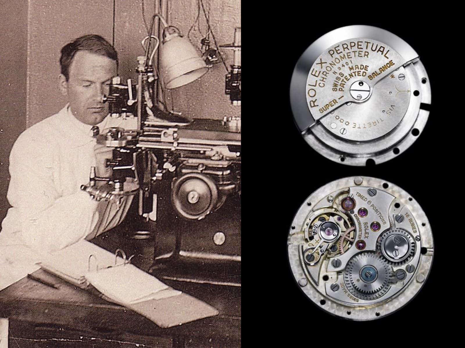 Emil Borer und das von ihm entwickelte Rolex Automatik-Kaliber