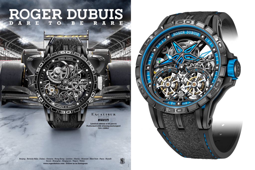Roger Dubuis Excalibur Spider Pirelli Kooperation