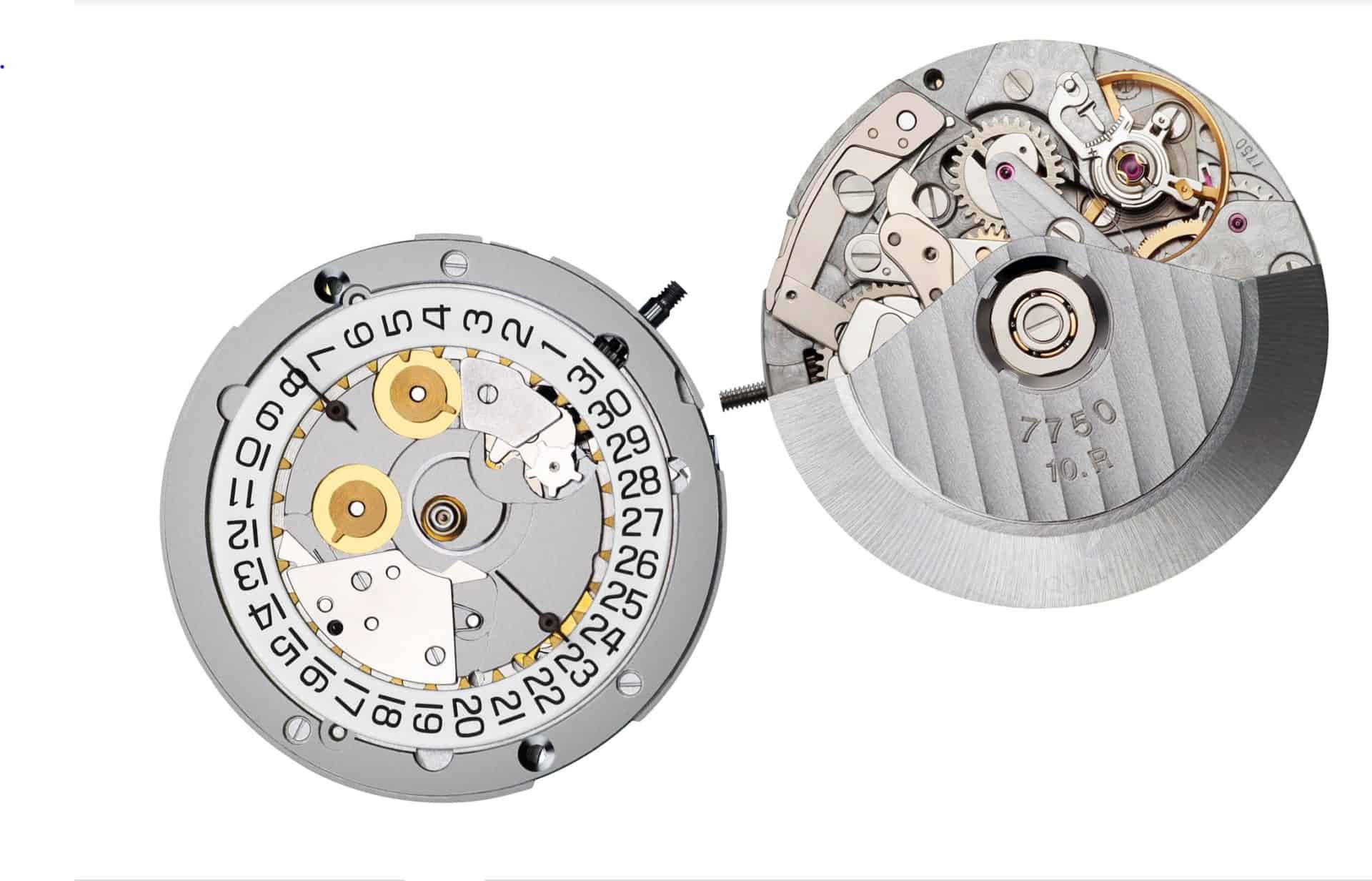Das Werk 7750 ist ein Ebauches Uhrwerk-Klassiker von Valjoux, ETA Gruppe
