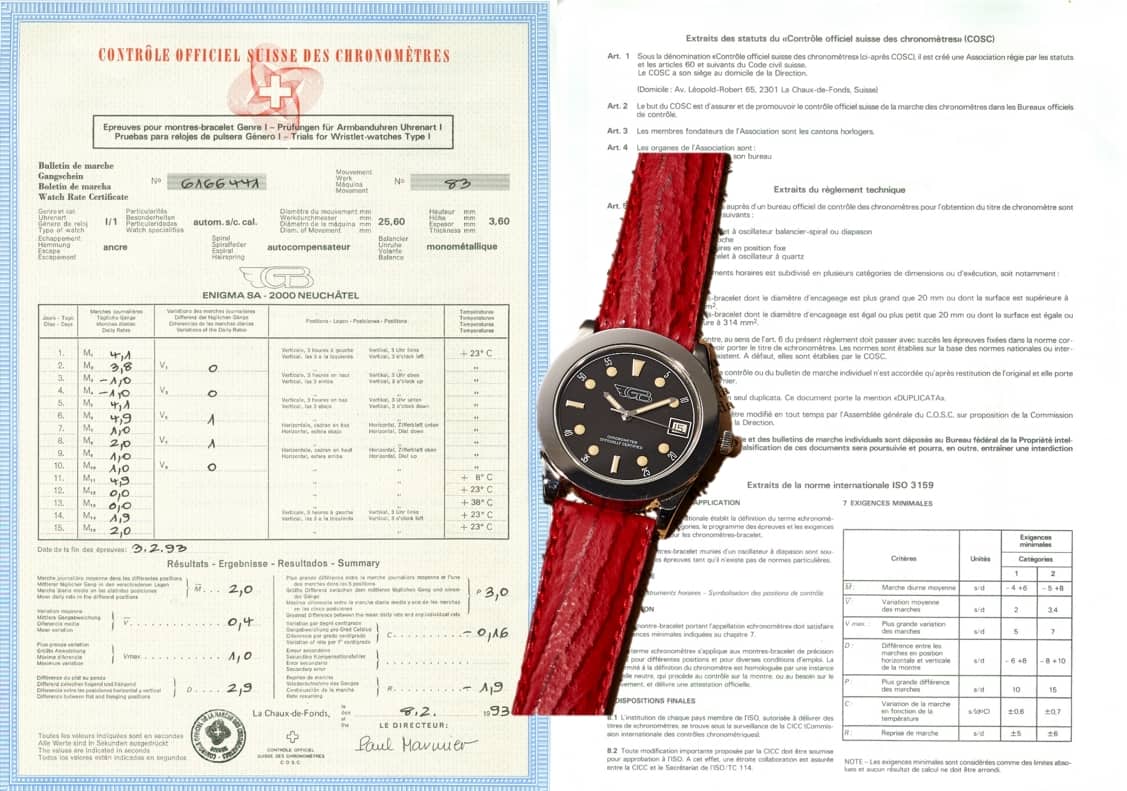 Schweizer Chronometerprüfung Chronometerprüfung COSC: Präzision mit Brief und Siegel