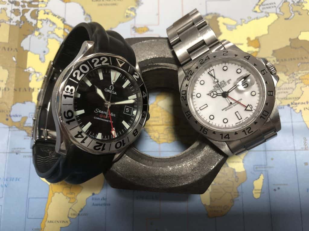 Rolex Explorer GMT II und Omega Seamaster 300 GMT