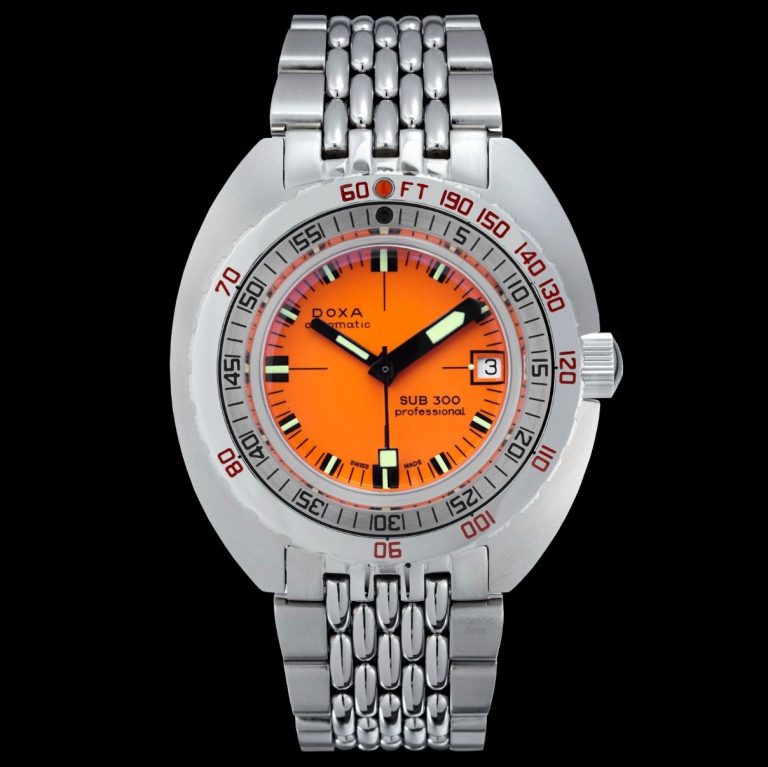 Eine bemerkenswerte Uhr mit 50 jährigem Jubiläum - die Doxa 300 Sub Taucheruhr