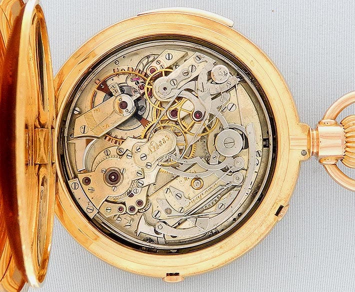Die aufwendigen Jules Jürgensen Uhren strahlen noch heute die technische Hochwertigkeit und edle Verarbeitung aus. 