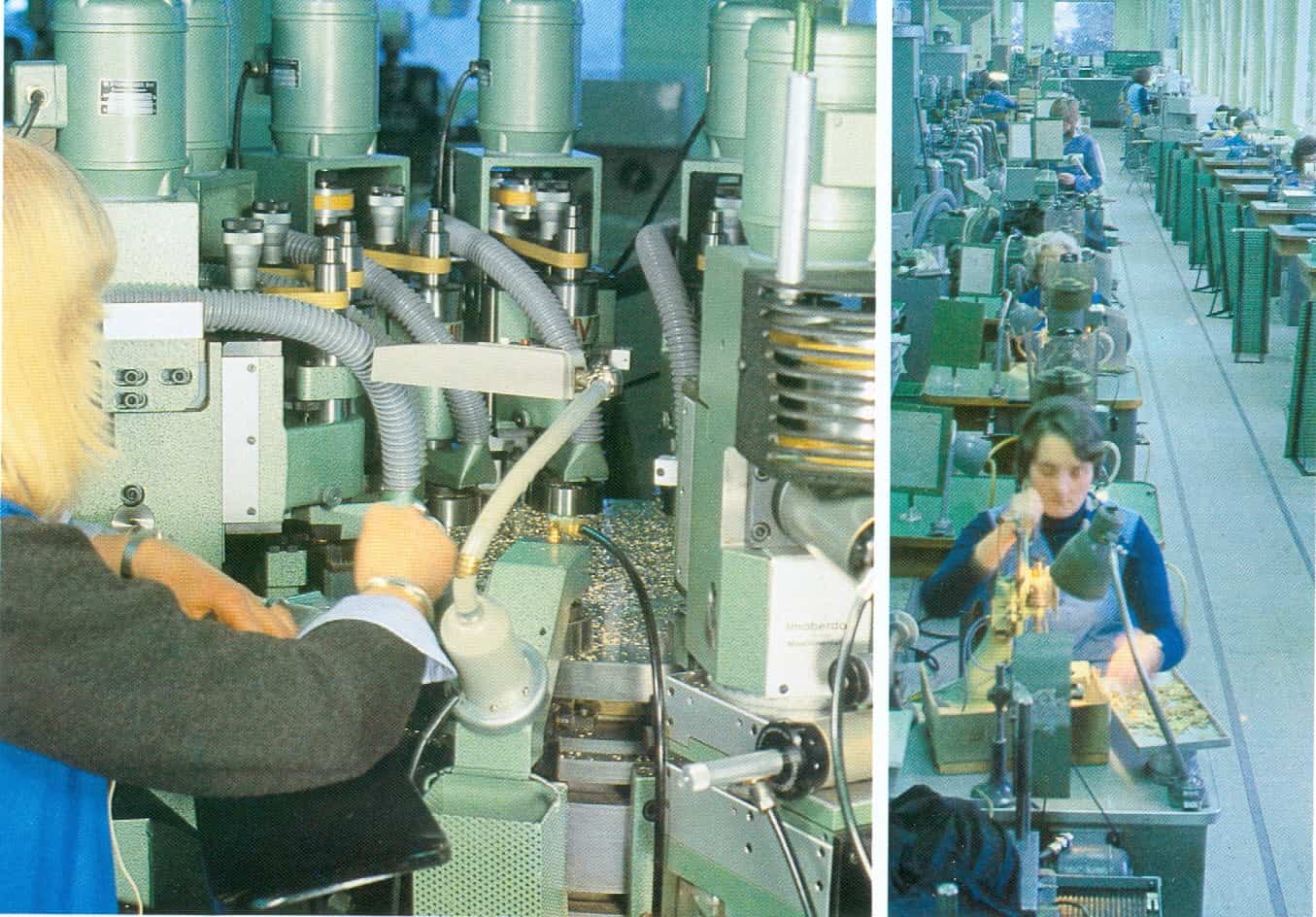 Bohren und Fräsen in der alten Rolex Manufacture des Montres in Biel