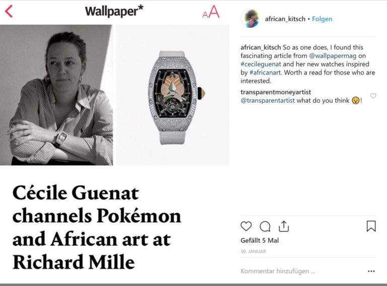 Cécile Guenat Designerin bringt neue und kreative Impulse für Richard Mille
