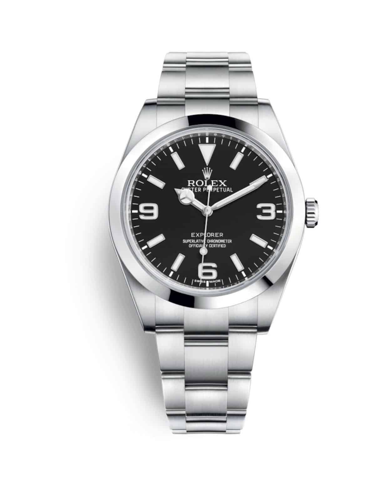 Die Gewährleistung von Rolex für neue Uhrenmodelle wie dieses Rolex Explorer beträgt 5 Jahre
