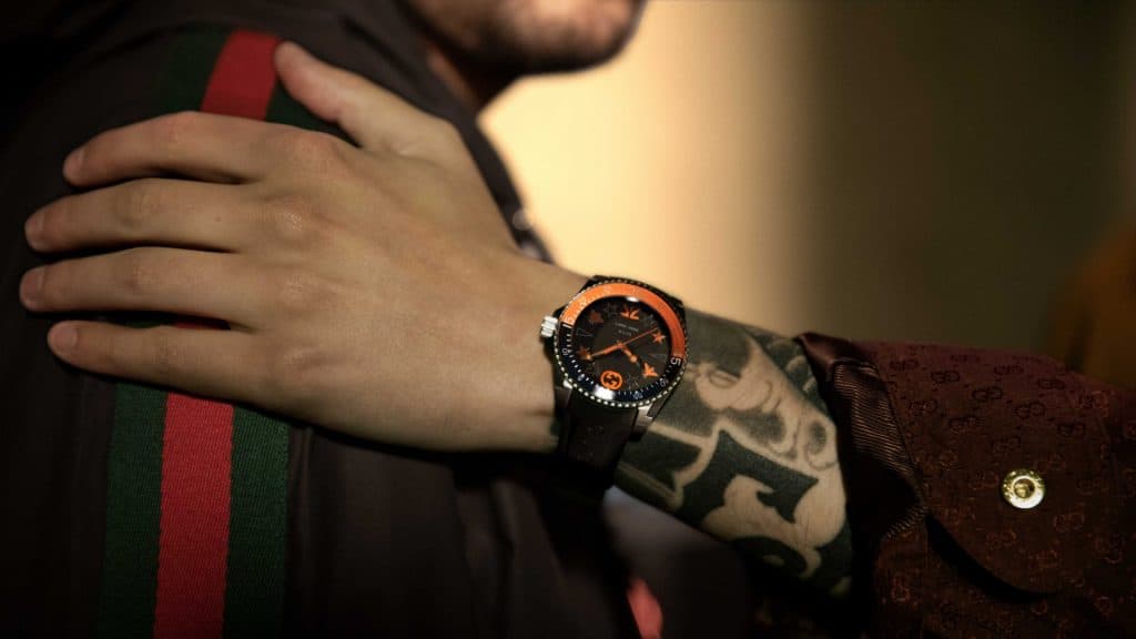 In Kooperation mit Fnatic entstand diese limitierte Armbanduhr Gucci Dive