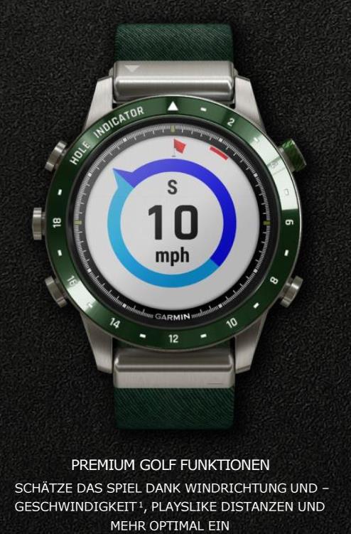 Die Smartwatch Garmin MARQ Windmess-Funktion