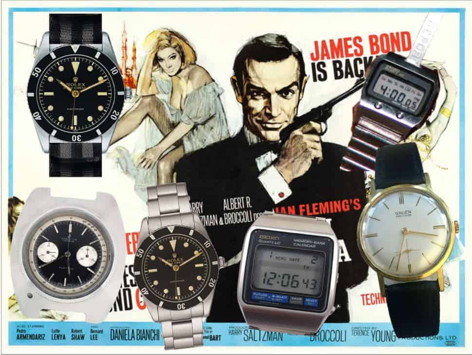 Die James Bond Uhren 1962 bis 1979Alle James Bond Uhren der ersten 007 Filme!