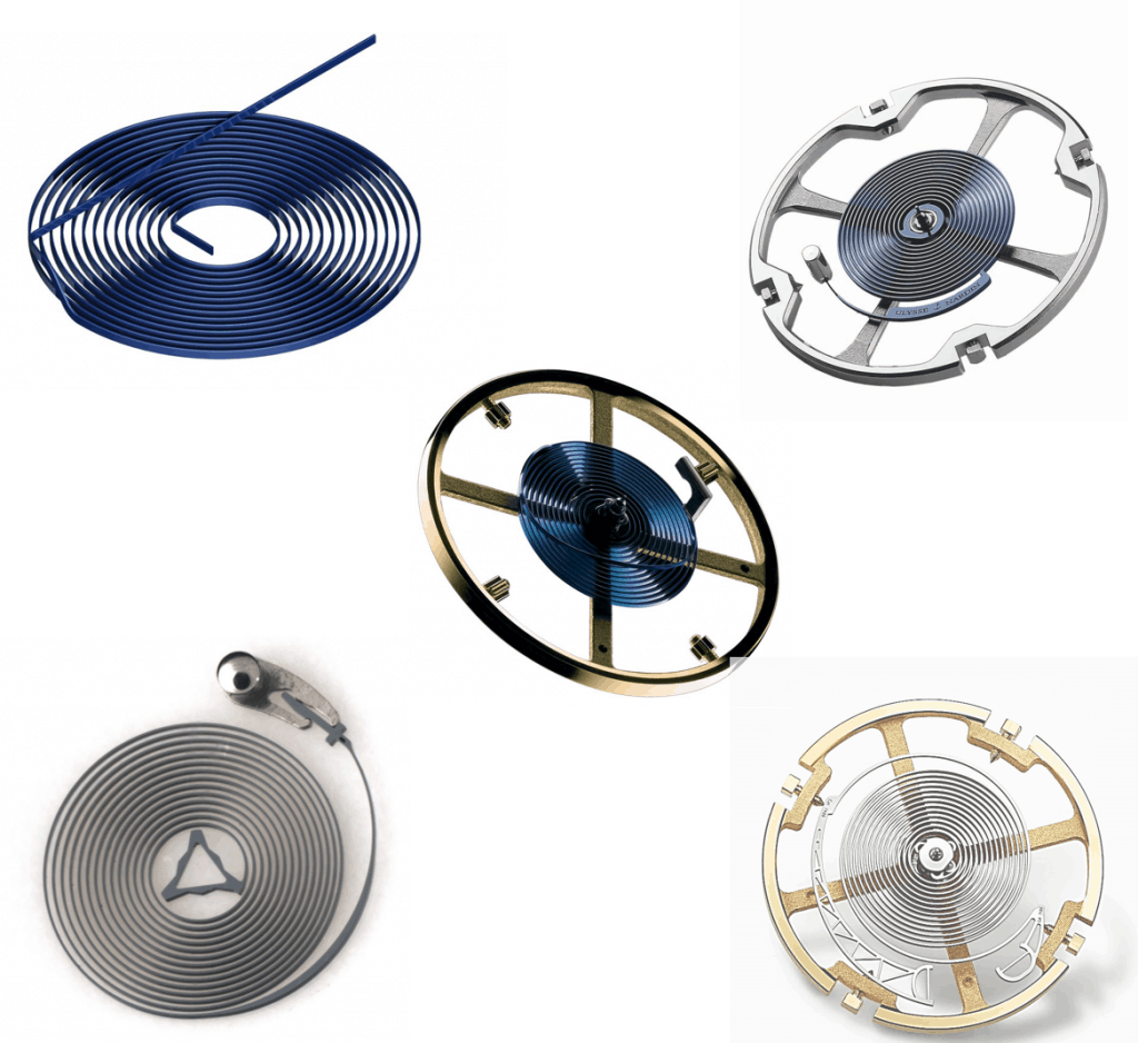 Spiralen und Breguetspiralen in moderner Form