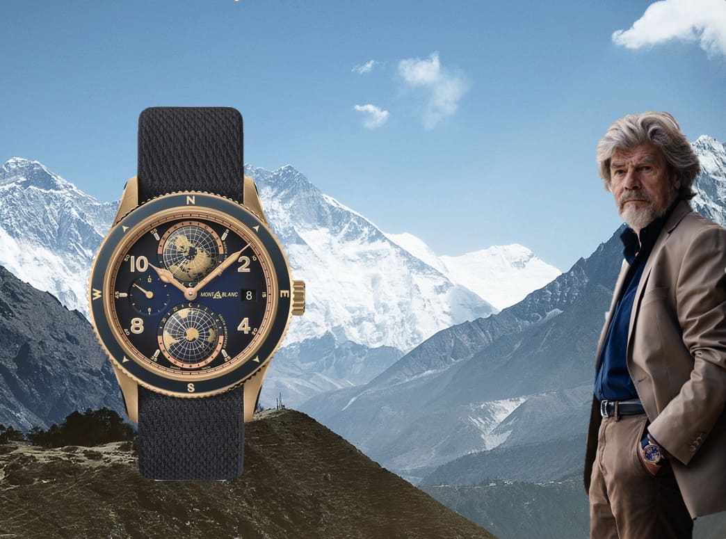 Montblanc 1858 Geosphere Reinhold Messner Limited EditionMontblanc 1858 Geosphere Reinhold Messner – eine Uhr für eine Legende