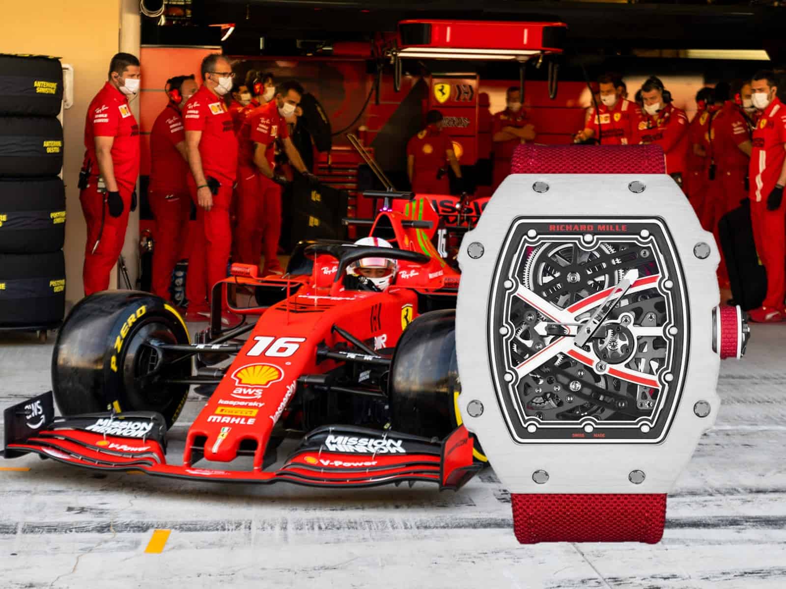Neuer Ferrari SF-23 mit Richard Mille RM67-02