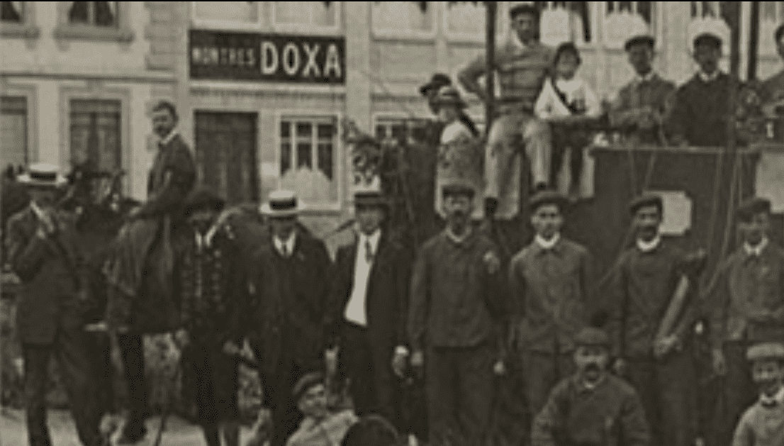 Die Fabrikation von Doxa in Le Locle in 1918