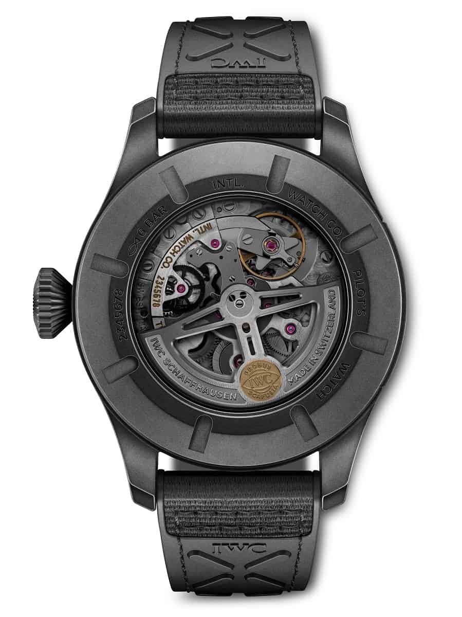 IWC Pilot's Watch Timezoner Top Gun Ceratanium Boden mit Automatikwerk 82760 