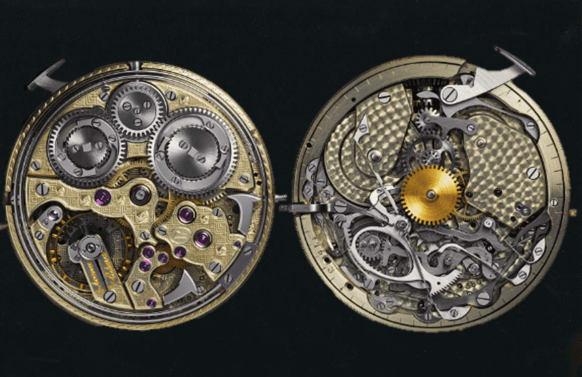 Uhrwerk Parmigiani Fleurier PF992 Vordere Seite und Rückseite des Kalibers