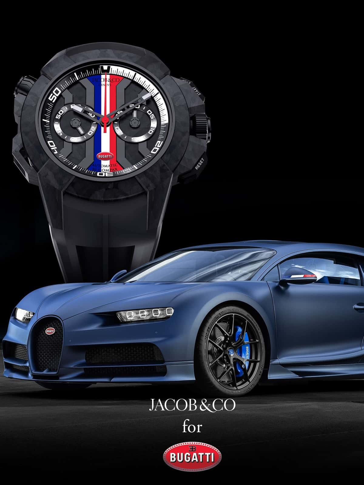 Autouhr Jacob & Co Epic X Chrono Bugatti