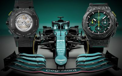 Aston Martin F1 Edition ChronographGirard-Perregaux Laureato Aston Martin F1: Formel 1 Karbon fürs Handgelenk
