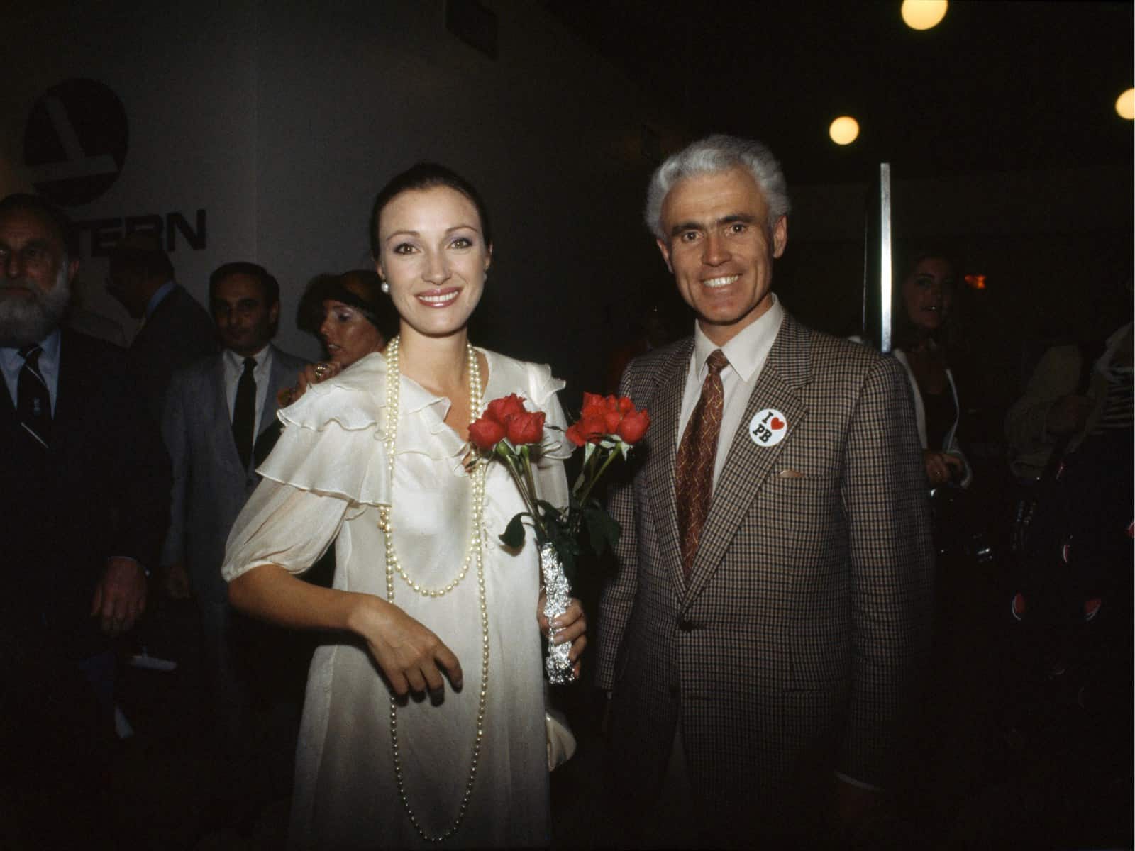 Jane Seymour und Yves Piaget Palm Beach 1985