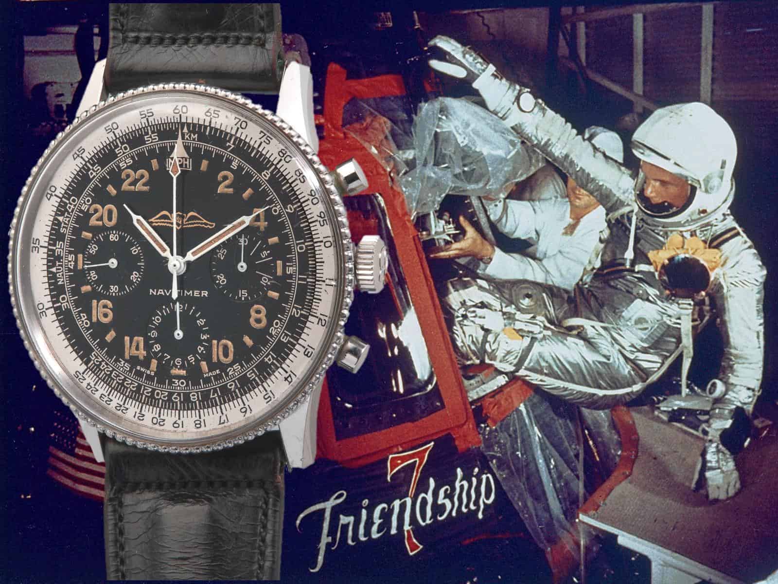 Historischer Breitling Navitimer Cosmonaute 809 von John Glenn