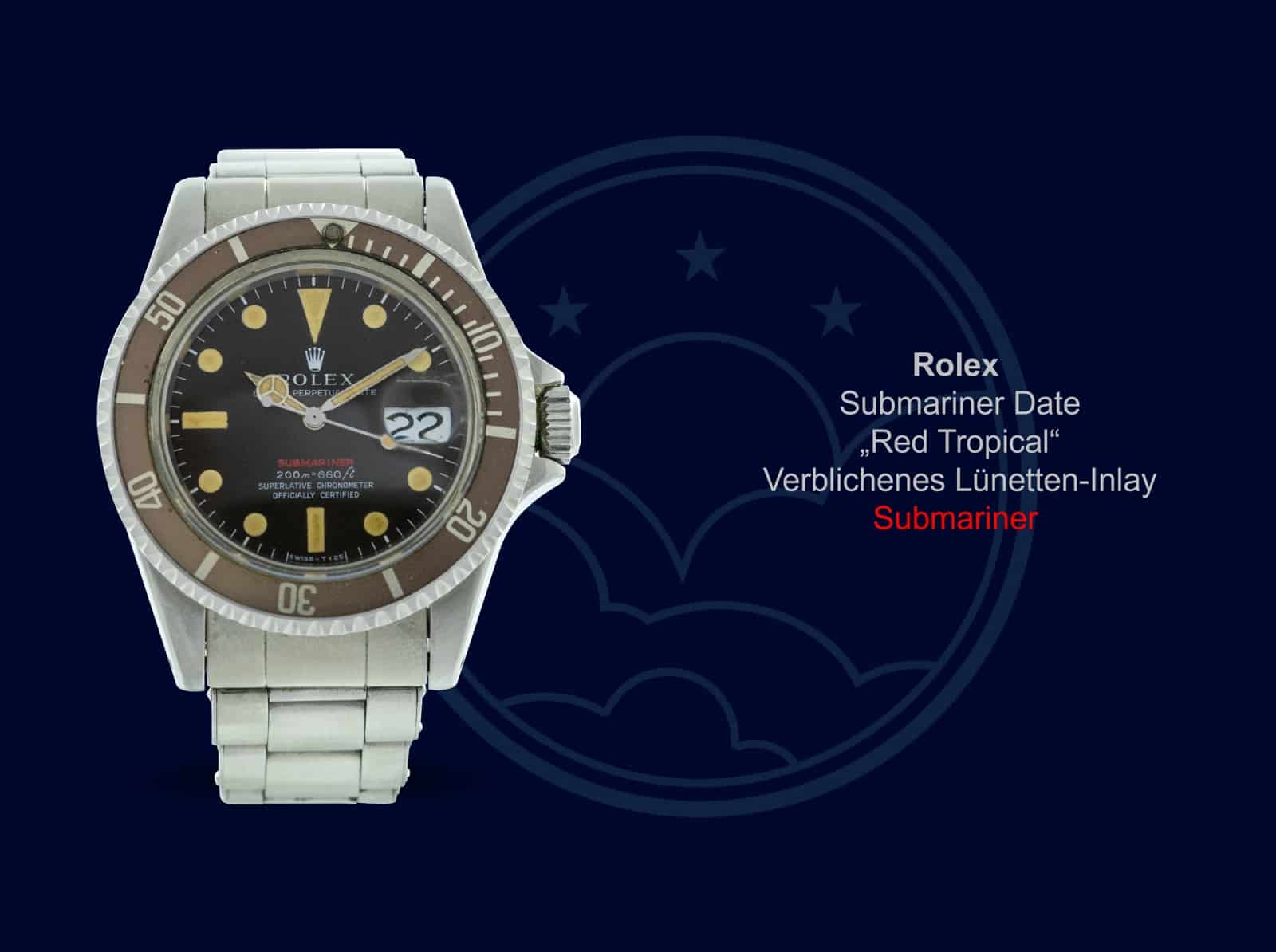 OAK Collection Rolex Submariner Date Red Tropical C Uhrenkosmos