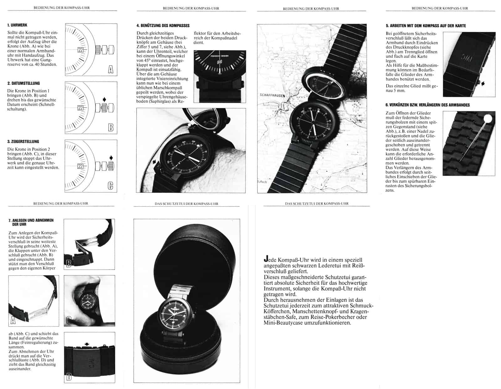 IWC Porsche Design Kompassuhr Flyer 1979 5-8 (C) Uhrenkosmos