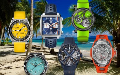 Farbige Uhren für SommertageSommeruhren: 6 +2 farbige Uhren für Beach und Club