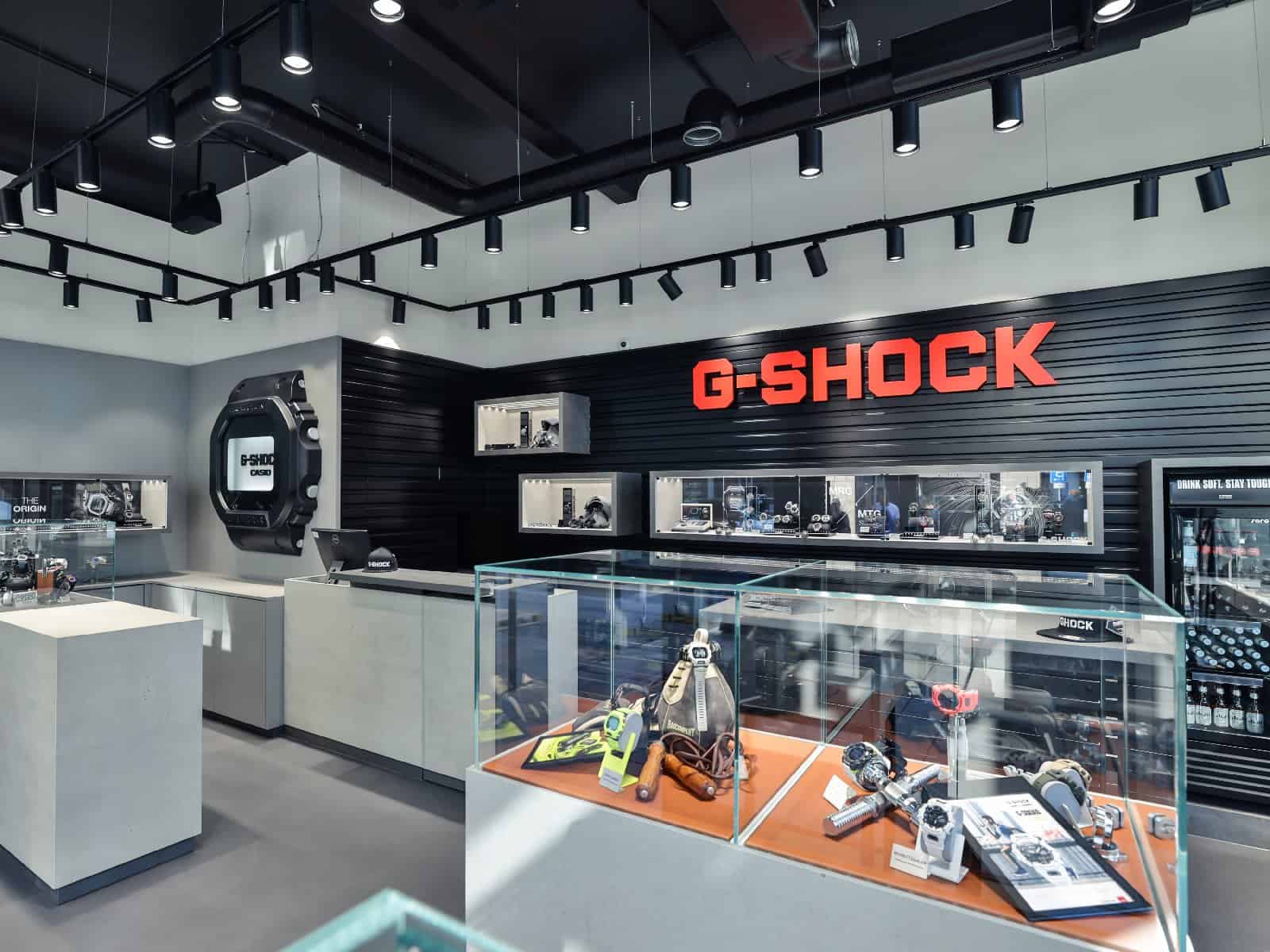 Exklusiver G-Shock Verkaufsraum in Hamburg