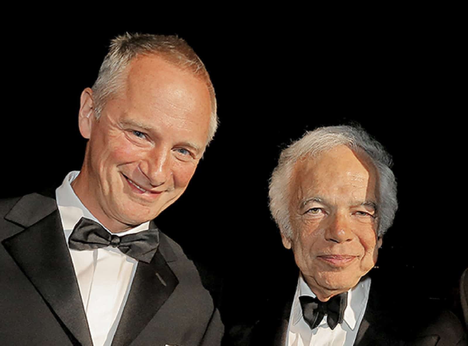 Wilhelm Schmid und Ralph Lauren im Jahr 2013
