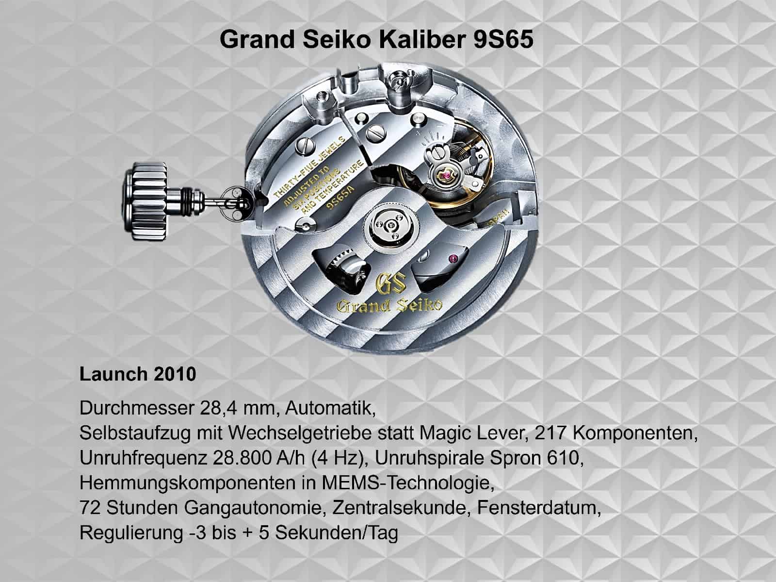 Grand Seiko Kaliber 9S65 C Uhrenkosmos