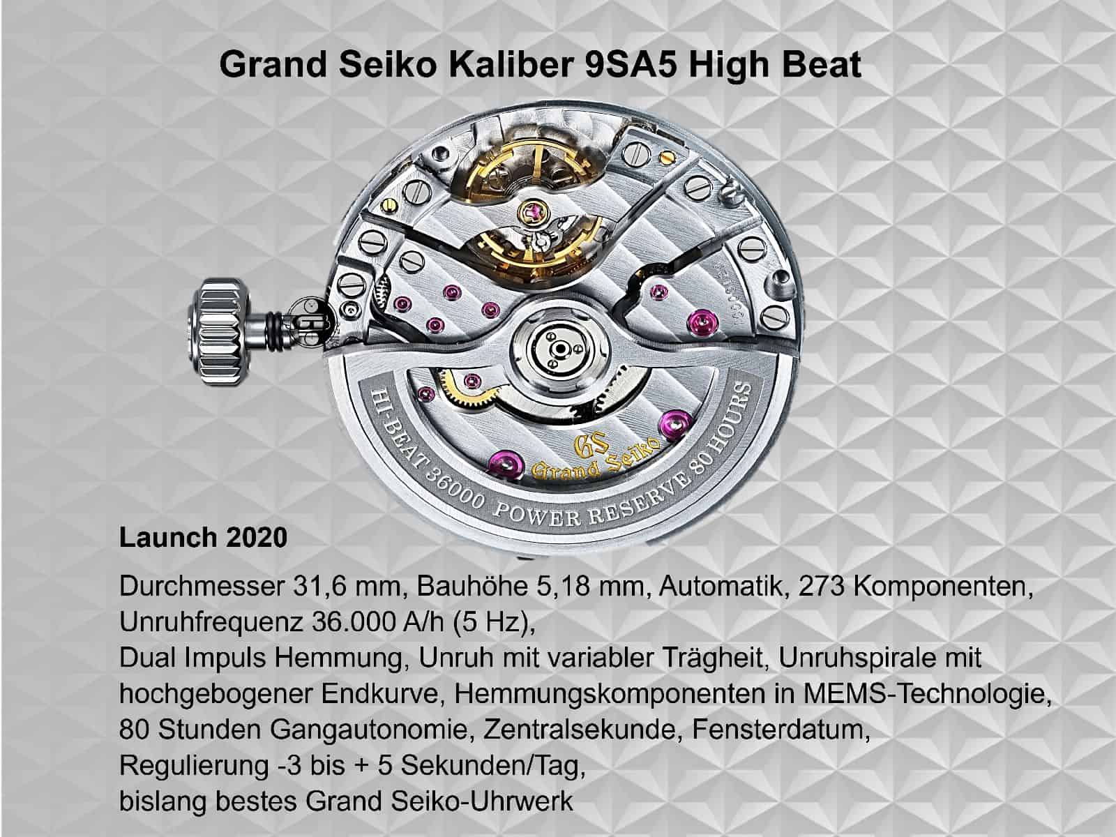Grand Seiko Kaliber 9SA5 