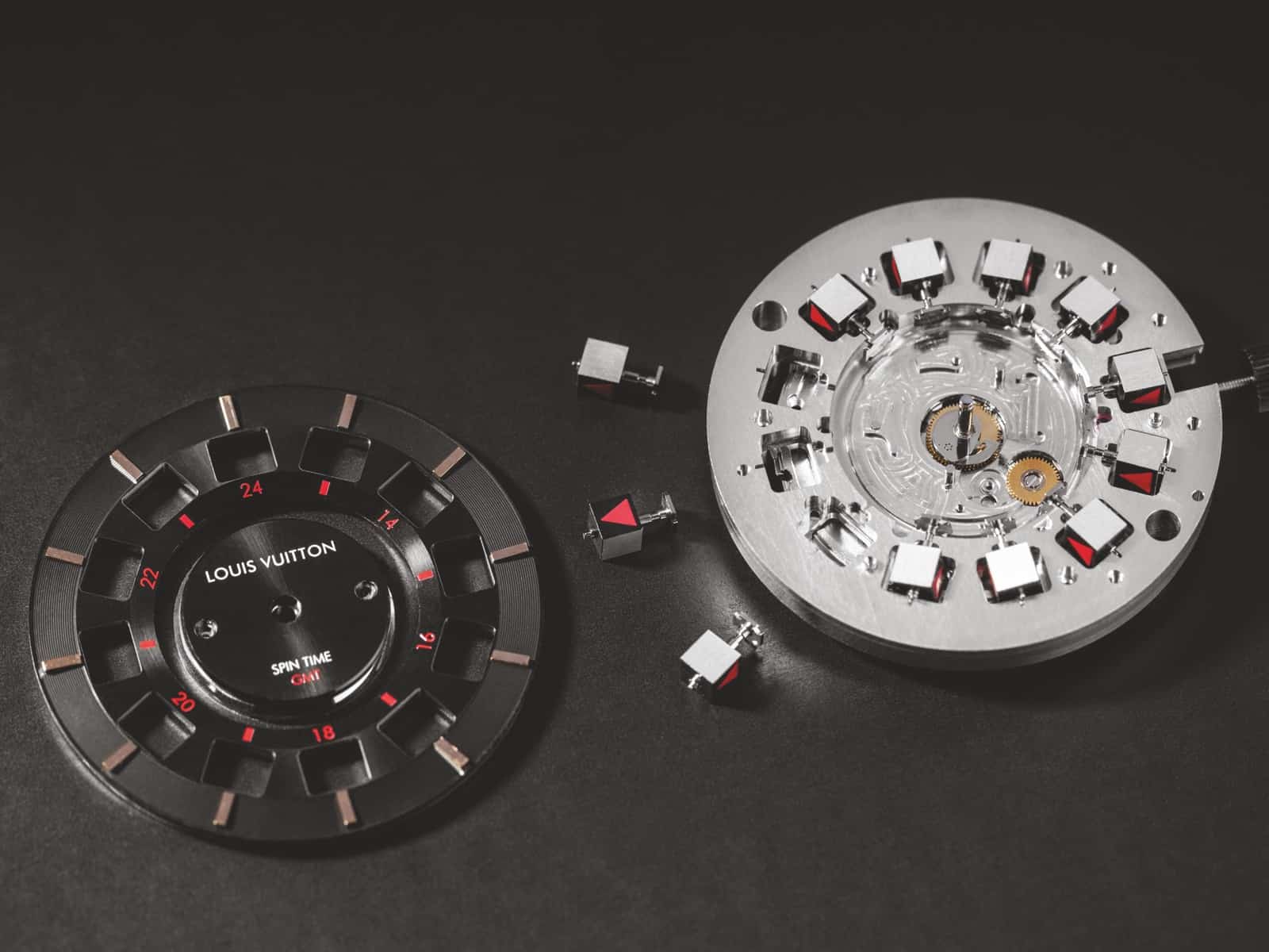 Louis Vuitton Tambour eVolution Spin Time GMT Modul