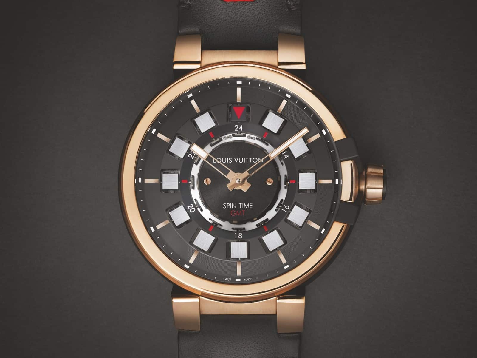 Louis Vuitton Tambour eVolution Spin Time GMT