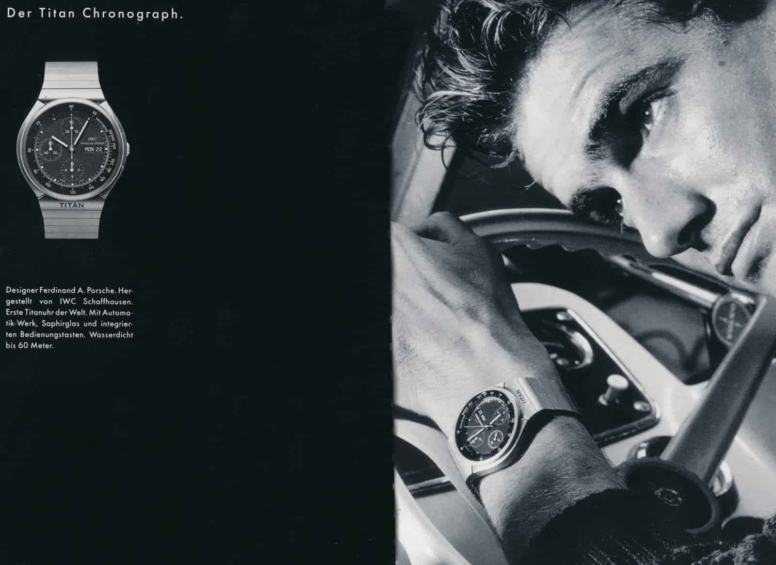 Katalogabbildung des IWC Porsche Design Titan Chronograph Ref 3702