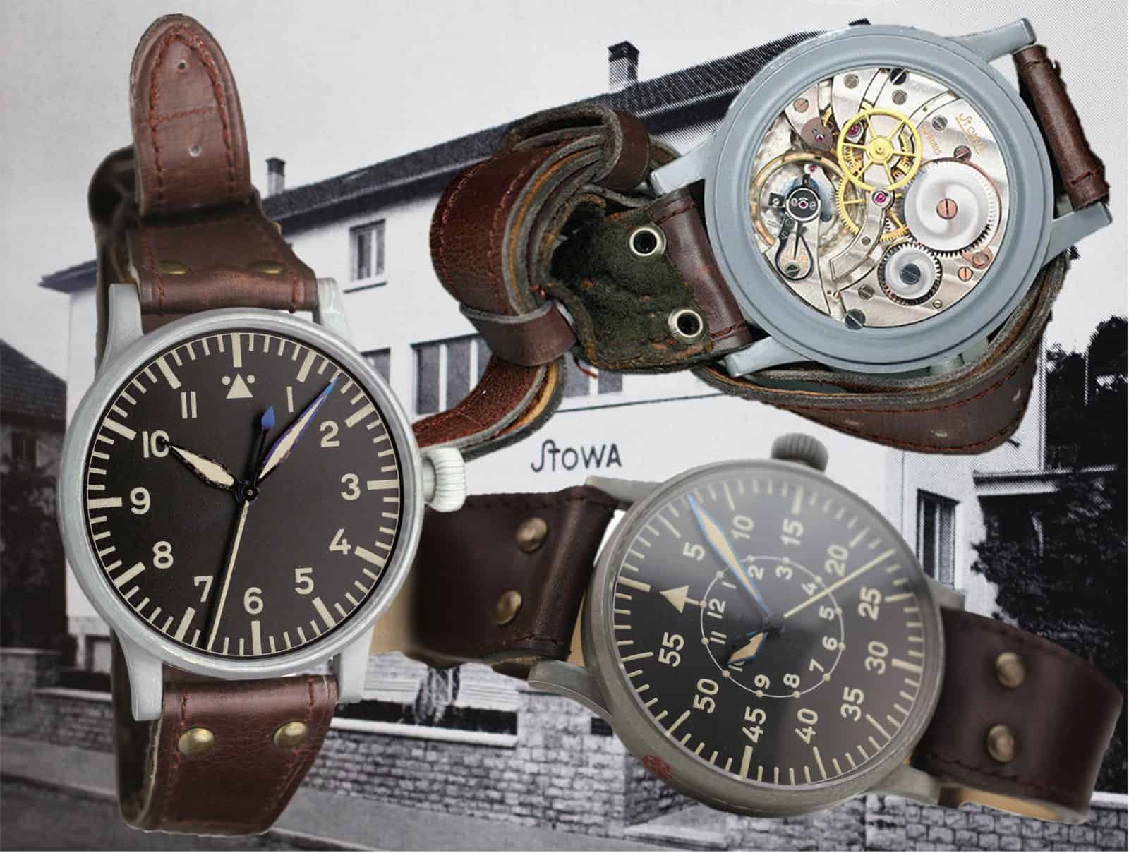 Beobachtungs-Armbanduhren Walter Storz Baumuster A und B