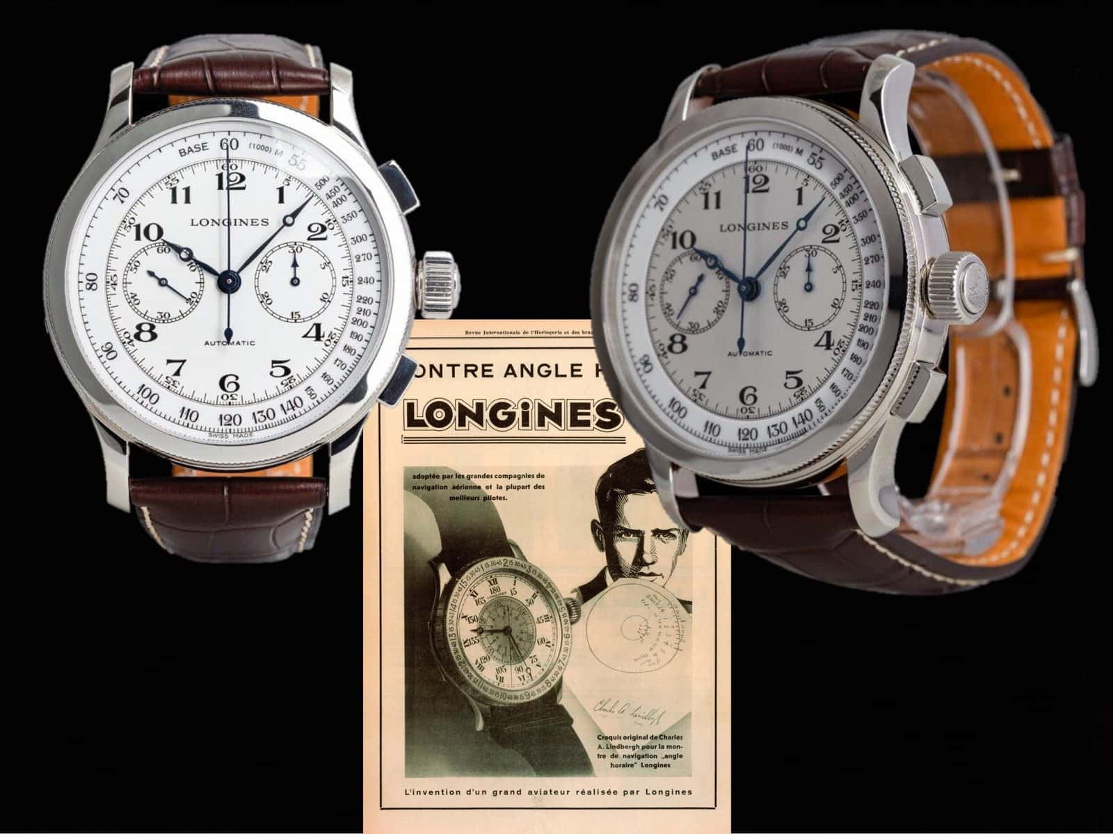 Longines Lindbergh Atlantic Voyage Chronograph - Wiener Charity Auktion Wien Los 3 
