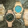 4 zeitlose edle Golduhren Uhrenklassiker von Rolex, Omega, Audemars Piguet und Vacheron Constantin