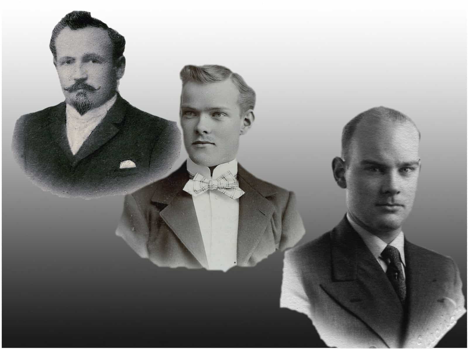 Drei Generationen Breitling: Léon, Gaston und Willy Breitling