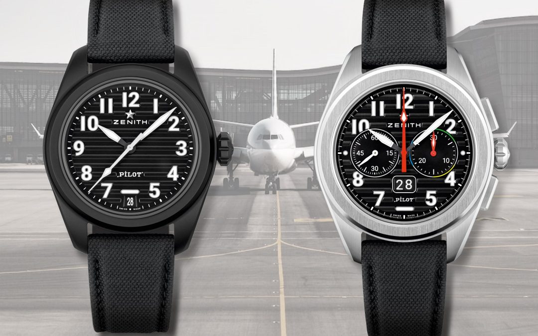 Zenith gestaltet seine Piloten Uhren neuZenith Pilot Automatic und Pilot Big Date Flyback: Vom Cockpit in die Business-Class