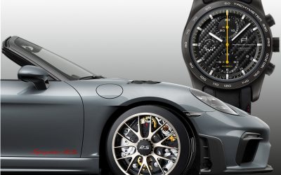 Spyder am HandgelenkPorsche Design Chronograph 718 Spyder RS und Porsche 718 Spyder RS: Das Power-Couple!