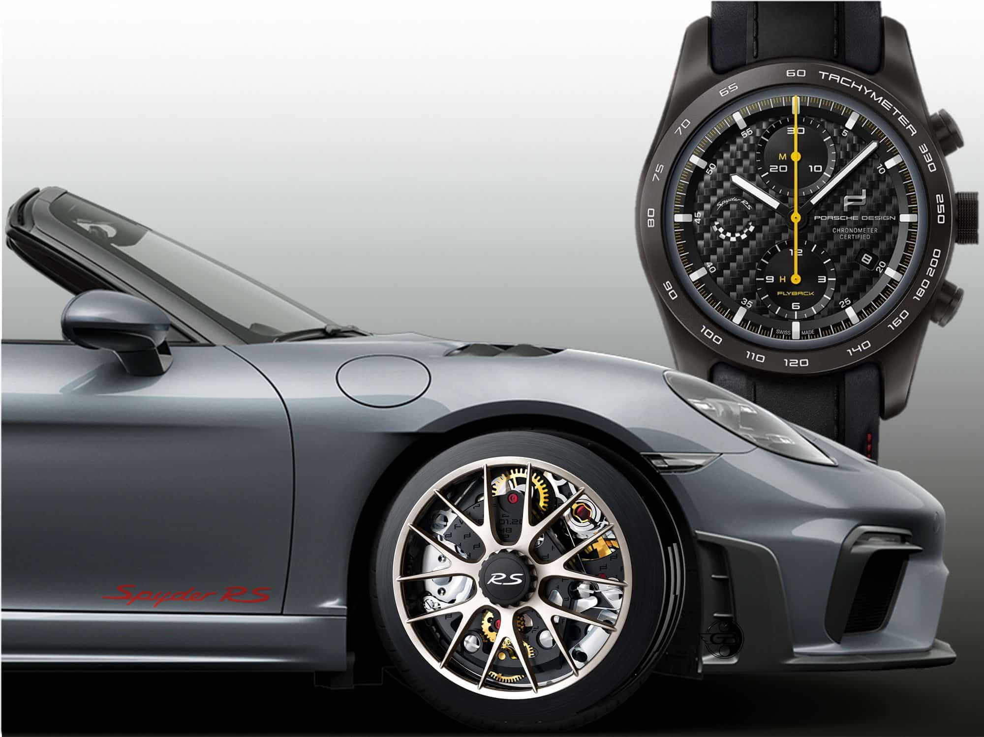Uhr zum Roadster: Porsche Design Chronograph 718 Sypder RS mit Kaliber WERK 01.200