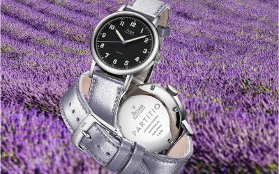 Stowa Uhr mit Lavendelzeiger Stowa Partitio Lavender: Eine Trendfarbe von beruhigender Wirkung
