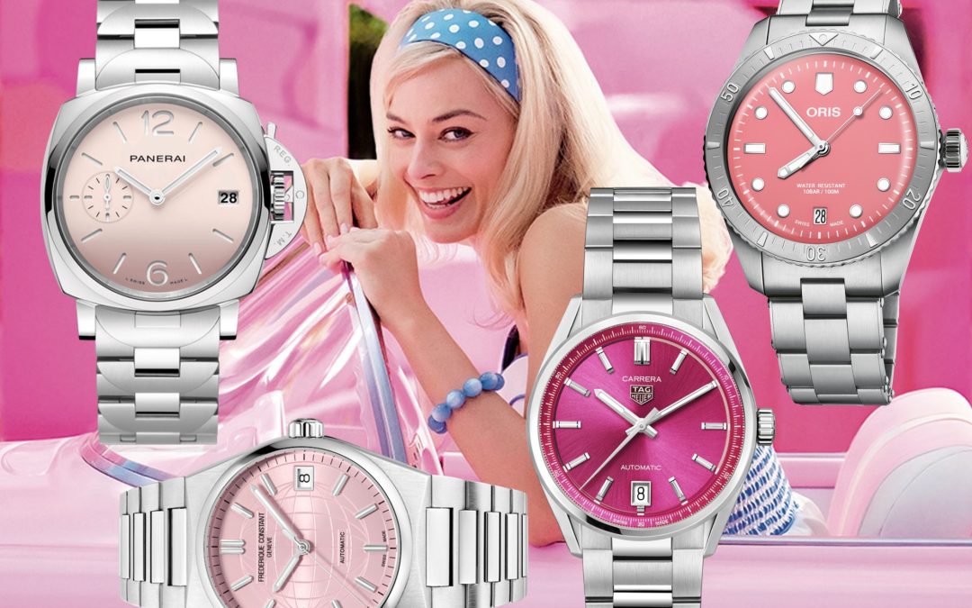 Zifferblätter in der Trendfarbe RosaRosa Zifferblatt: 4 + 3 attraktive Uhren, die auch Barbie und Ken gefallen würden