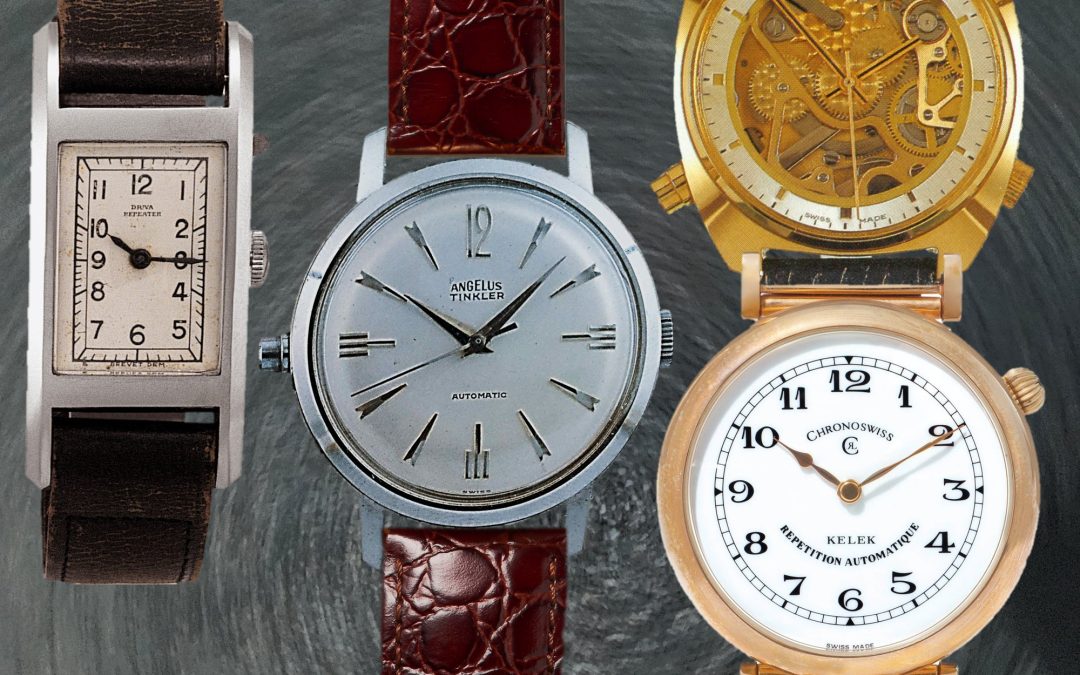 Uhrenkosmos Retrospektive Repetitions-Armbanduhren von Driva, Angelus, Kelek, Chronoswiss und Nivrel: Das sind echte Volks-Schlagwerke