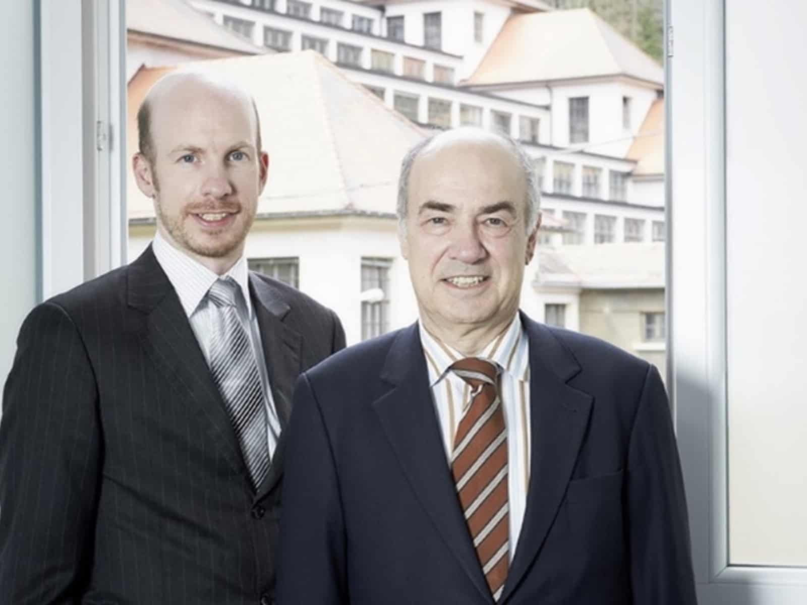 Hannes und Dr. Hans-Jochem Steim gehört die Uhrenmarke Junghans