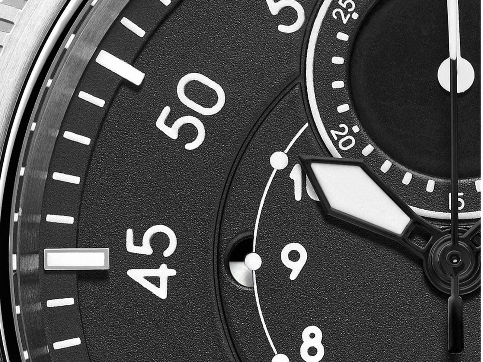 Watch Angels Design Type B-Uhr Chronograph Detail Funktionskontrolle