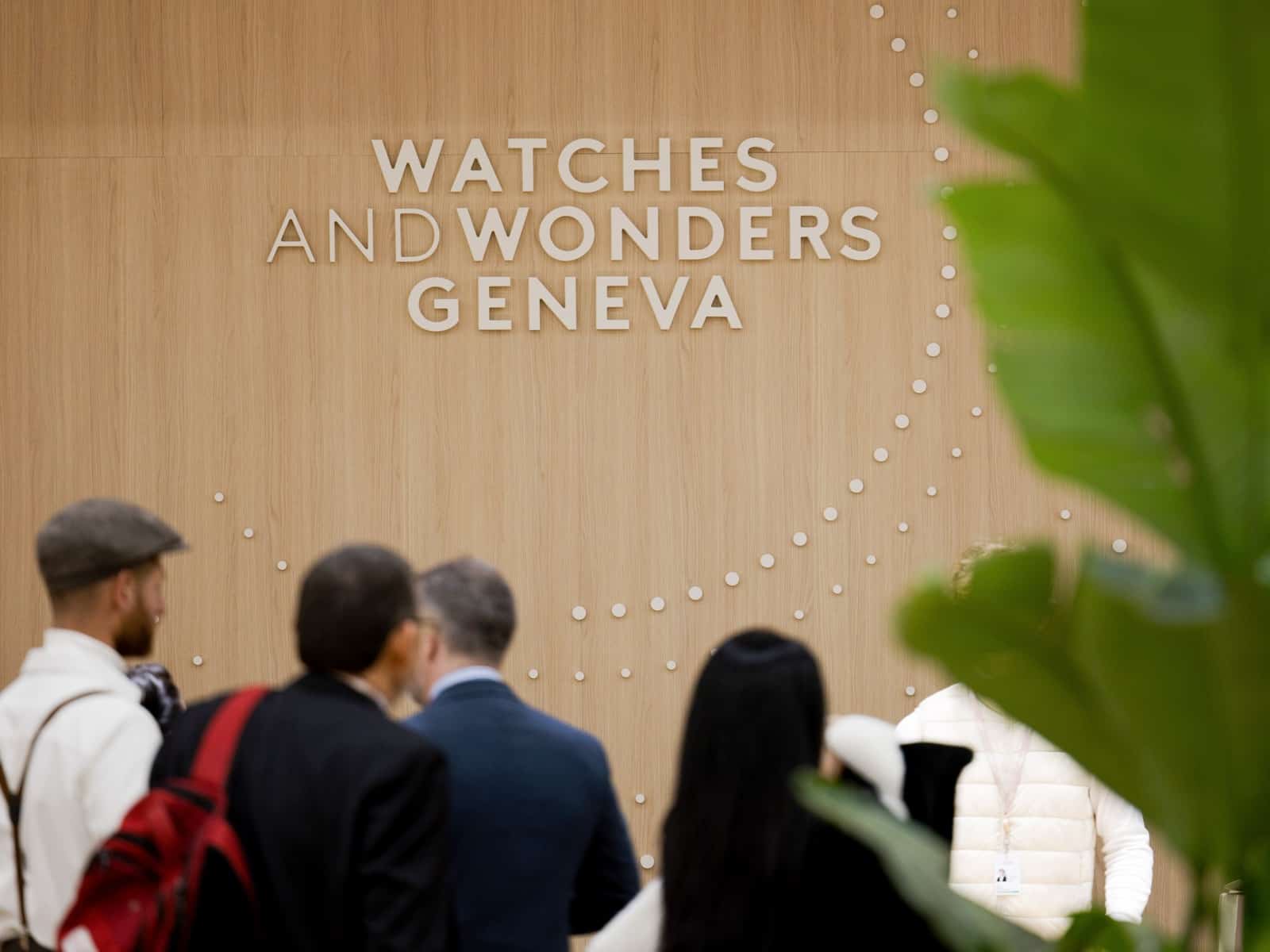 Eingang zur Genfer Uhrenmesse Watches & Wonders 2023