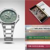 Uhrenkosmos Wochenschau: Speake-Marin Ripples Metallic Green, Cologni Cartier Tank Watch, teNeues CPO Buch, Brunner Watch Book Rolex und Brunner Watch Book Compendium