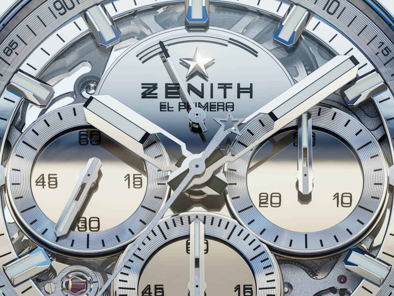 Zenith Defy Extreme Mirror Detail Zifferblatt