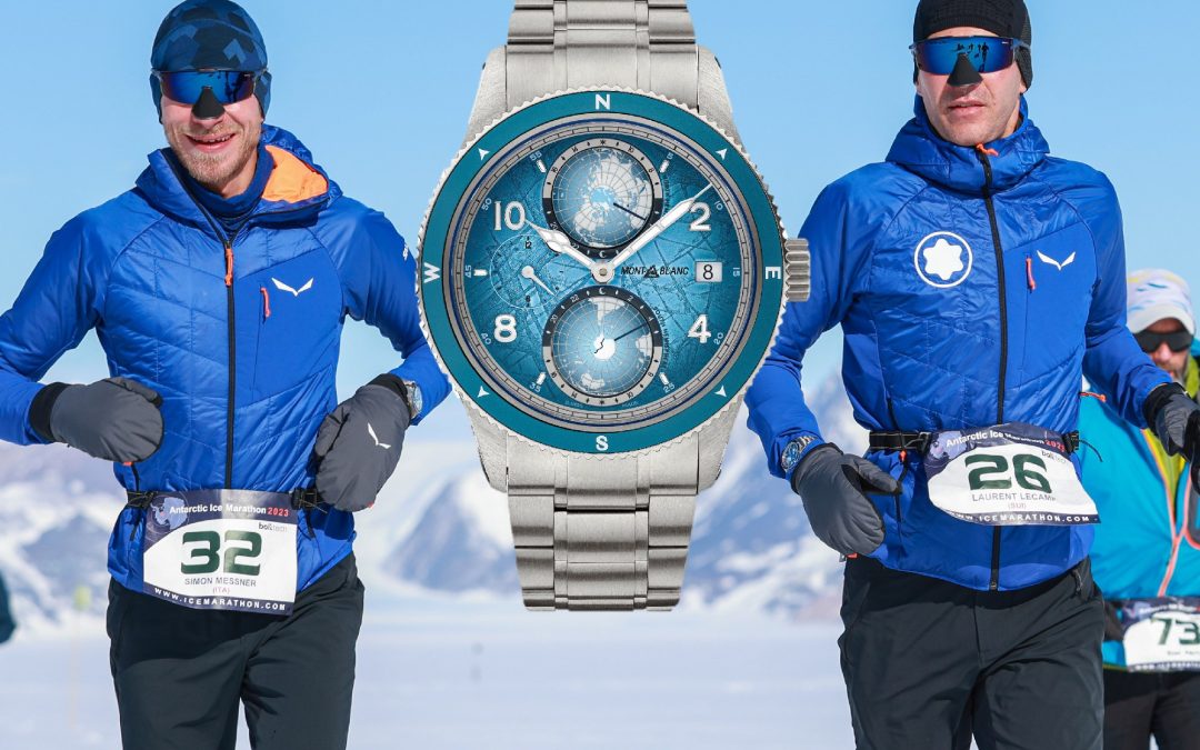 42 Kilometer Härtetest in der AntarktisAntarctic Ice Marathon: Laurent Lecamp, Simon Messner und die Montblanc 1858 Geosphere 0 Oxygen