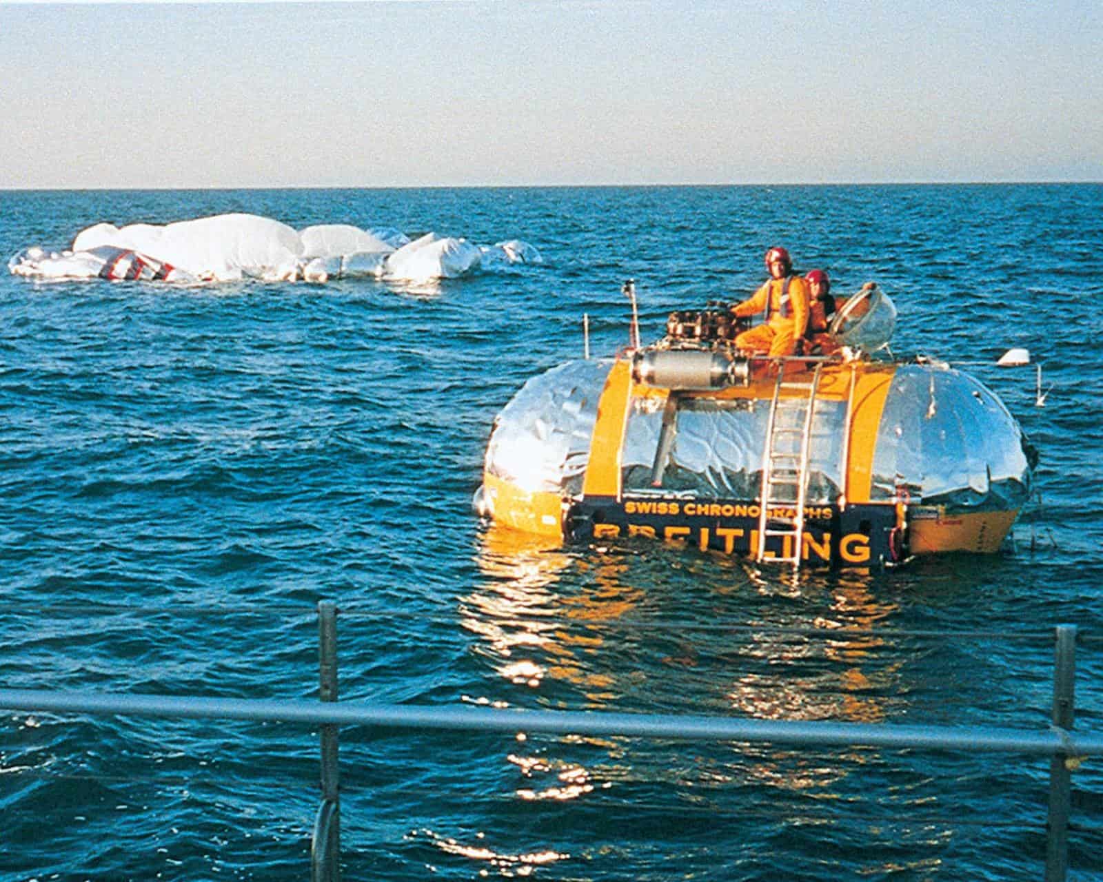 Breitling Orbiter 1 Missglückte Landung im Jahr 1997